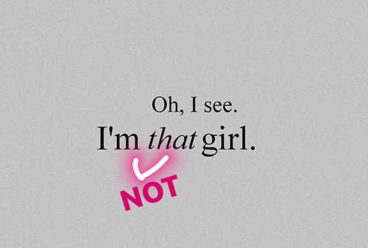 Photo from the blog post "Just Not "THAT" Girl"