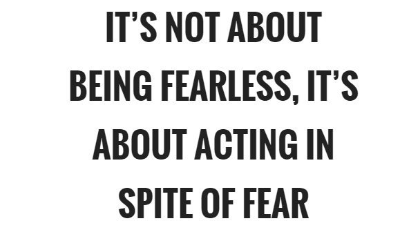 Photo from the blog post "Choosing Fear over Fearlessness"