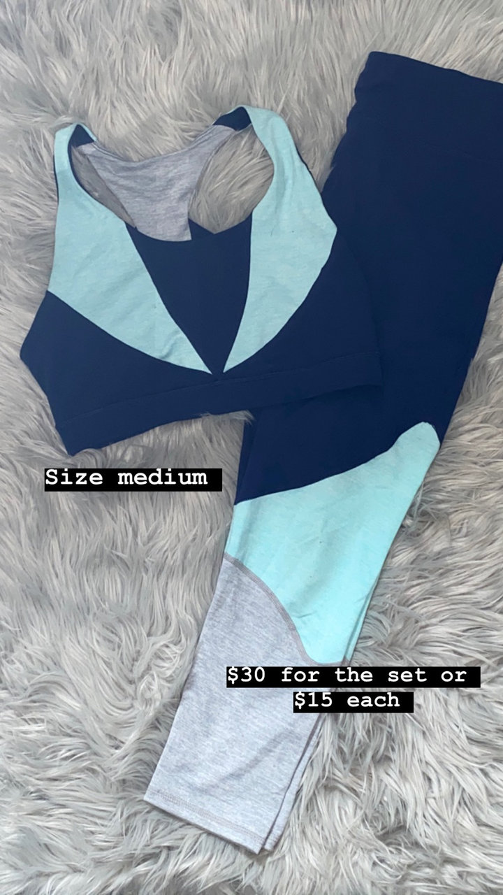Gaiam Blue Color Block Set