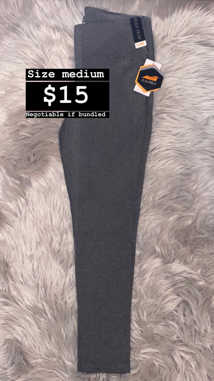 AVIA FLEX TECH GREY LEGGINGS